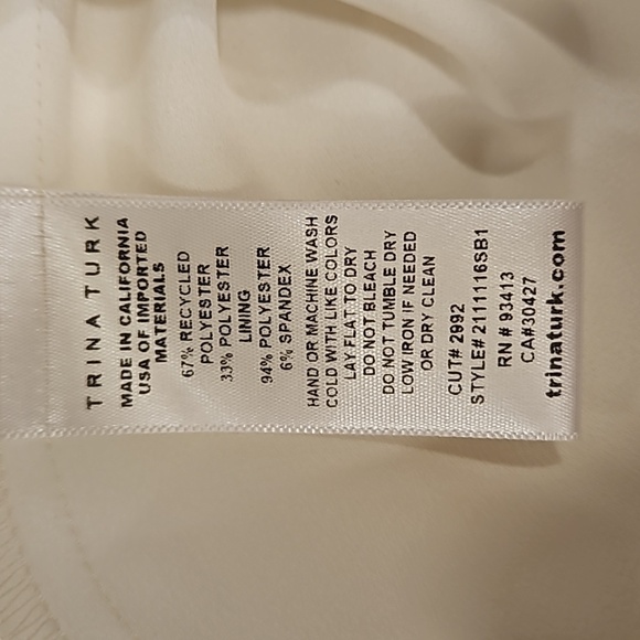 💕TRINA TURK💕 Owl Top ~ White Medium M NWT - Picture 12 of 12